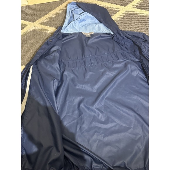 Vintage 90s -00s Nike Jacket Mens XL Blue Full Zip Windbreaker Jacket Y2K - Picture 2 of 9